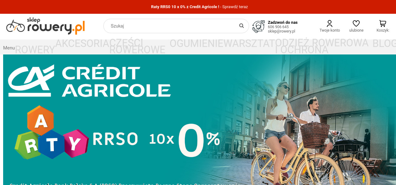 Sklep internetowy Sklep.rowery.pl